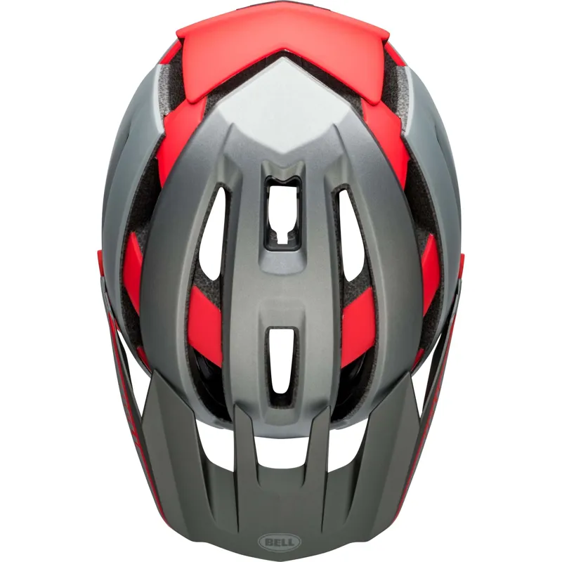 Bell Super Air R Mips Full Face Mountain Bike Helmet Grey Red